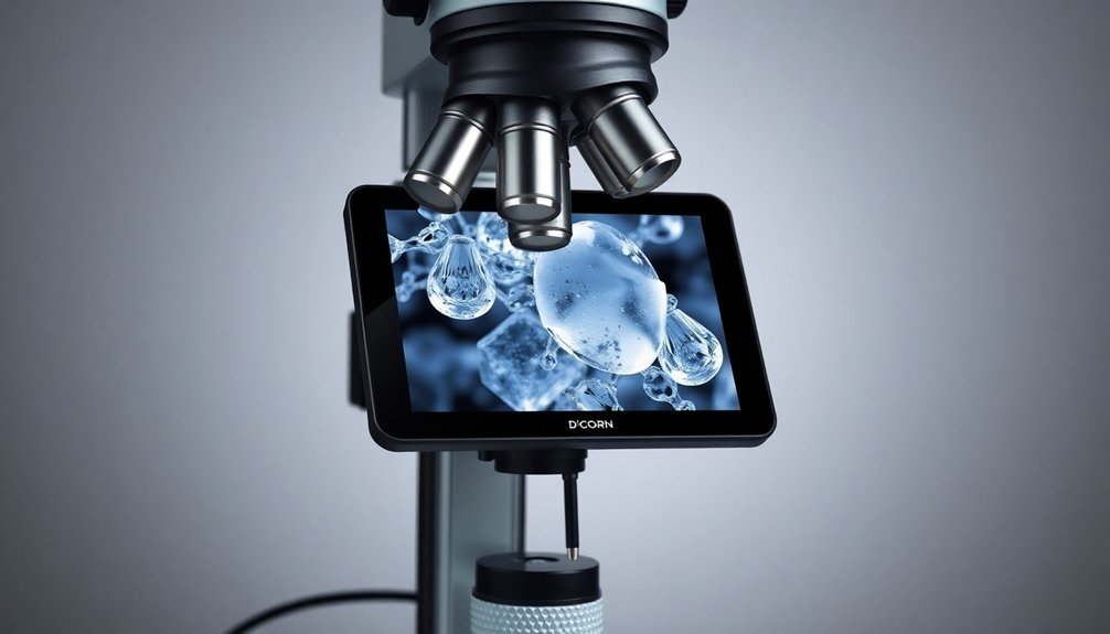 digital microscope with led