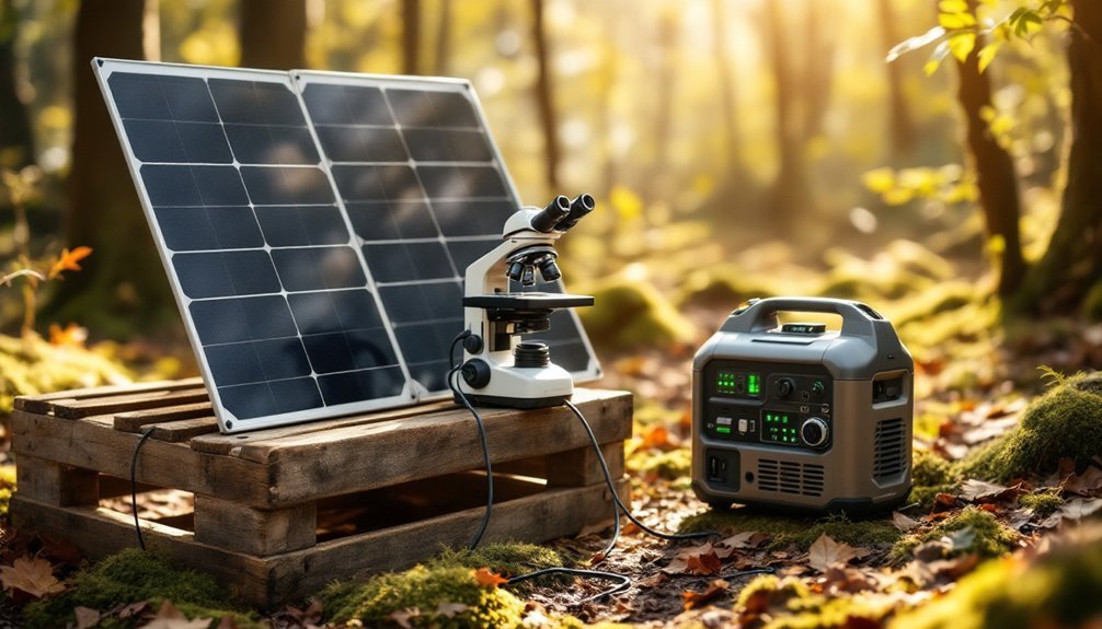 portable power for microscopy