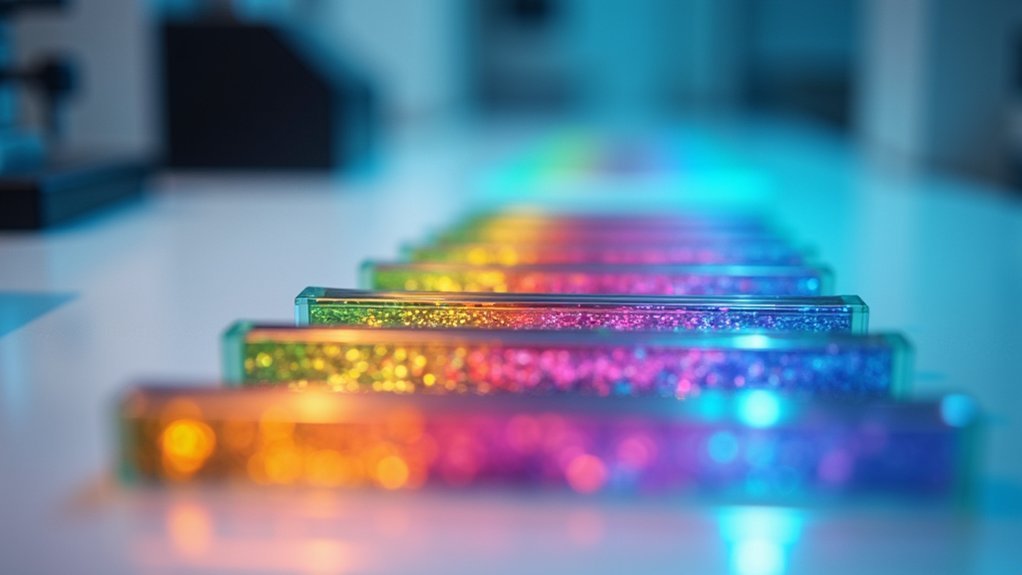 bio polymer color calibration slides