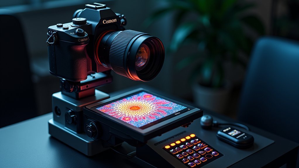 consistent bracketed microscopy exposures