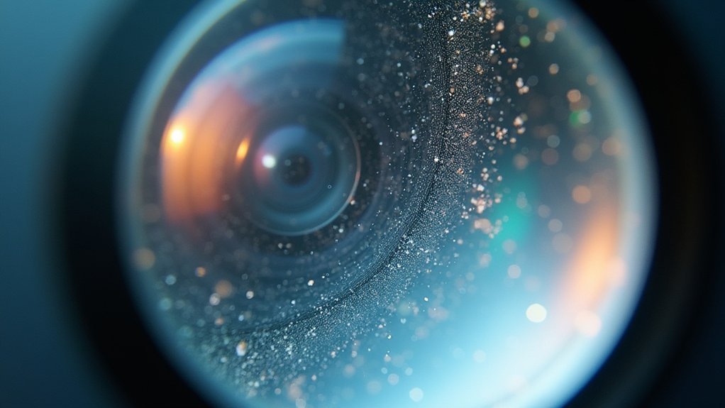 contamination affects optical clarity