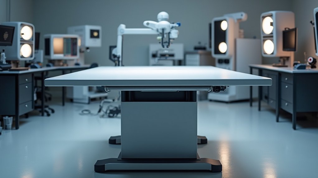 ergonomic adjustable imaging tables
