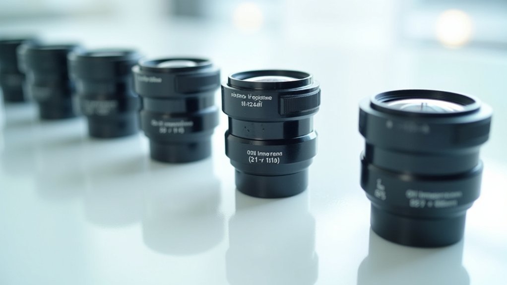 evaluate used microscope objectives