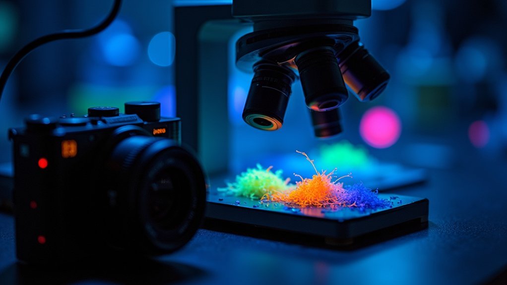 fluorescence image exposure balance