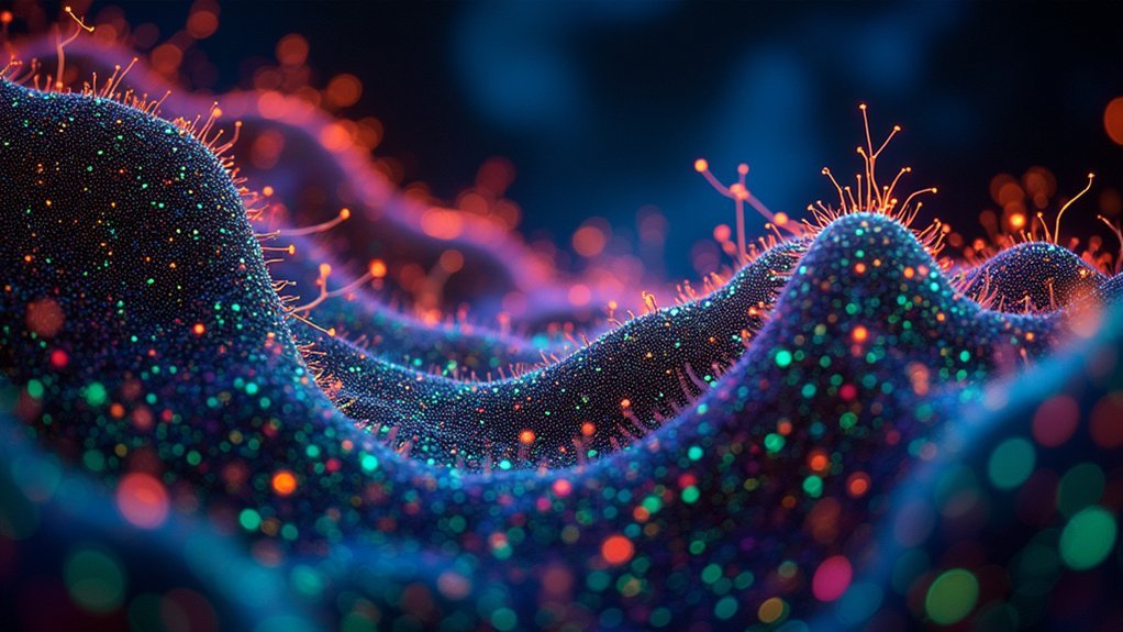 fluorescent stains enhance visualization