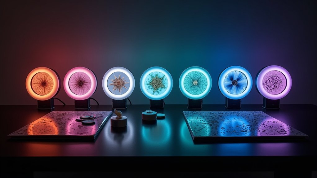 improved microscope image lighting