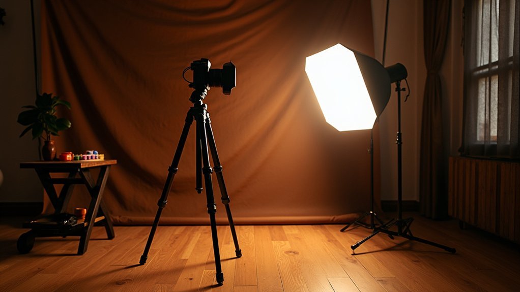 incident light photography setup