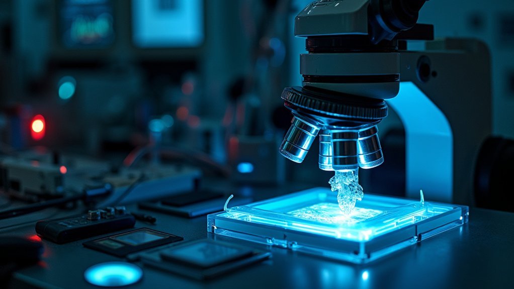 light management for microscopy