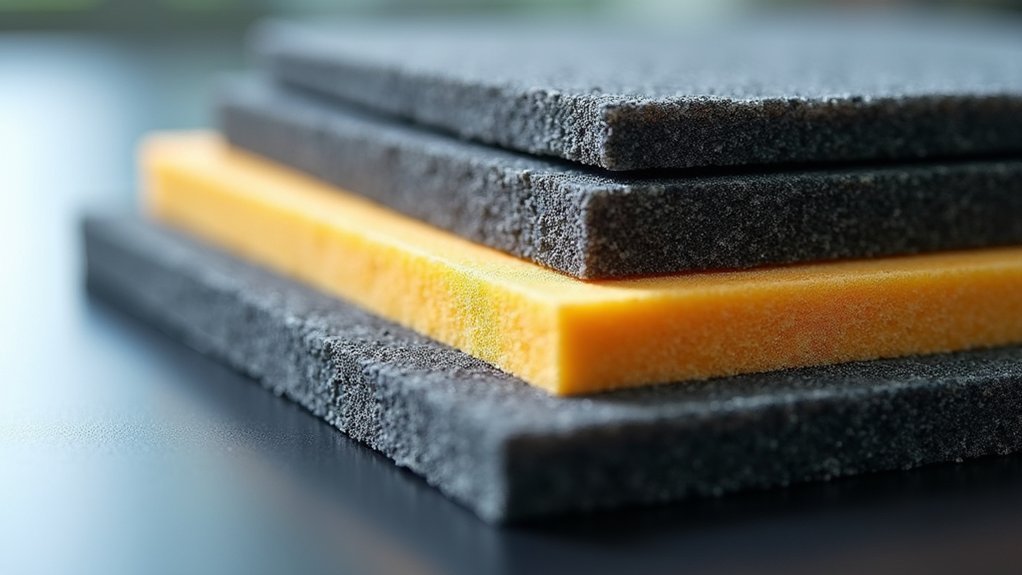 material thickness affects absorption