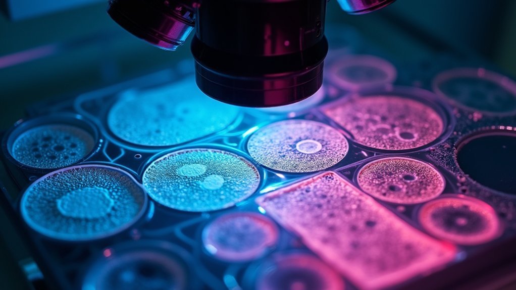 microscope calibration for contrast
