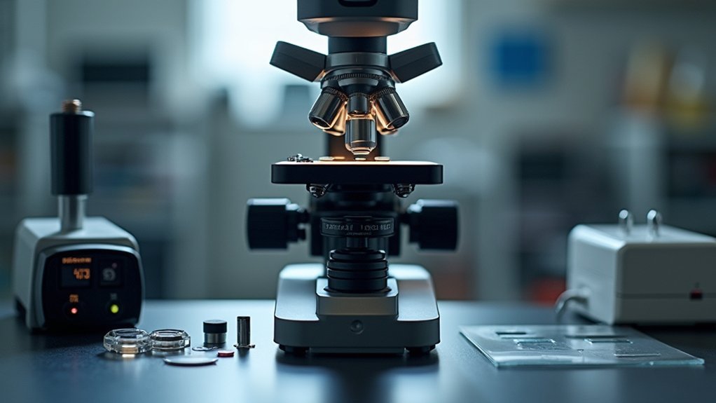 microscope system pre calibration checklist
