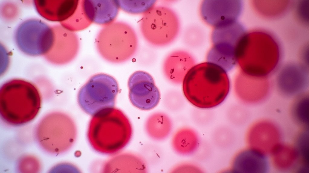 minimizing blood smear artifacts
