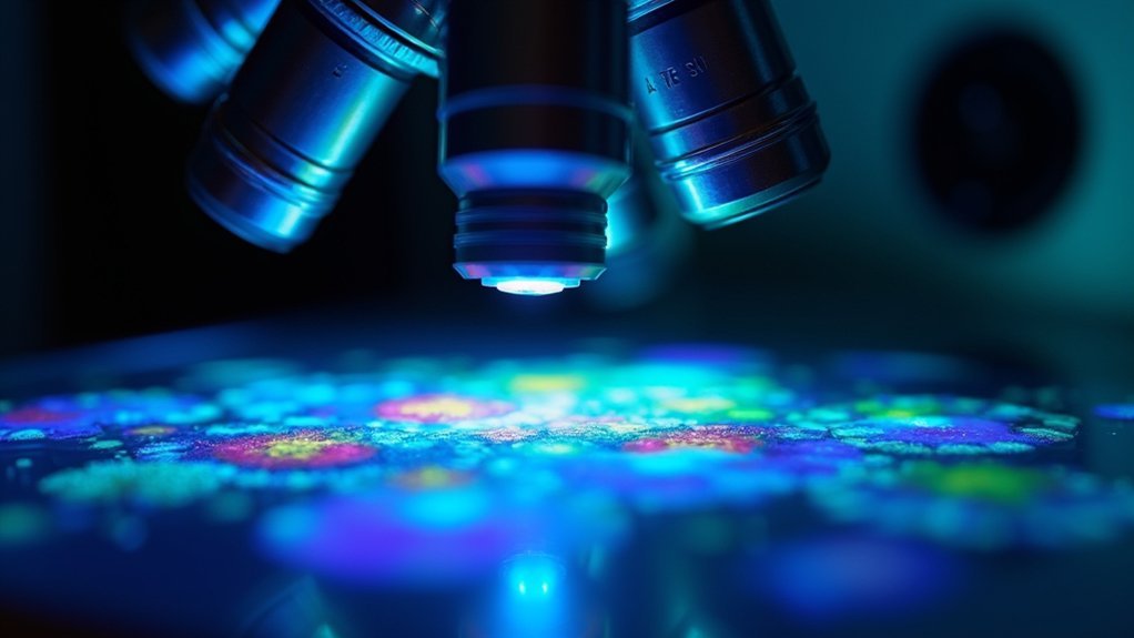 monochromatic laser fluorescence excitation