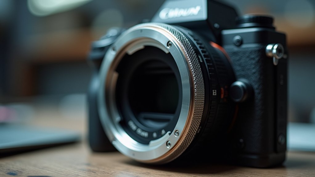 securely attach c mount adapter