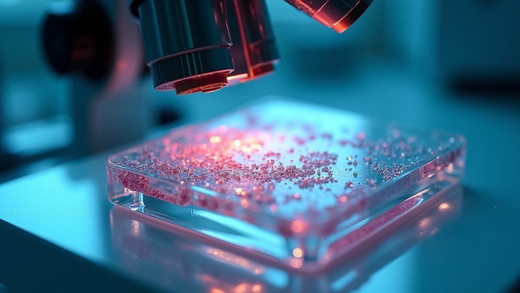 stable microscopy slide preparation