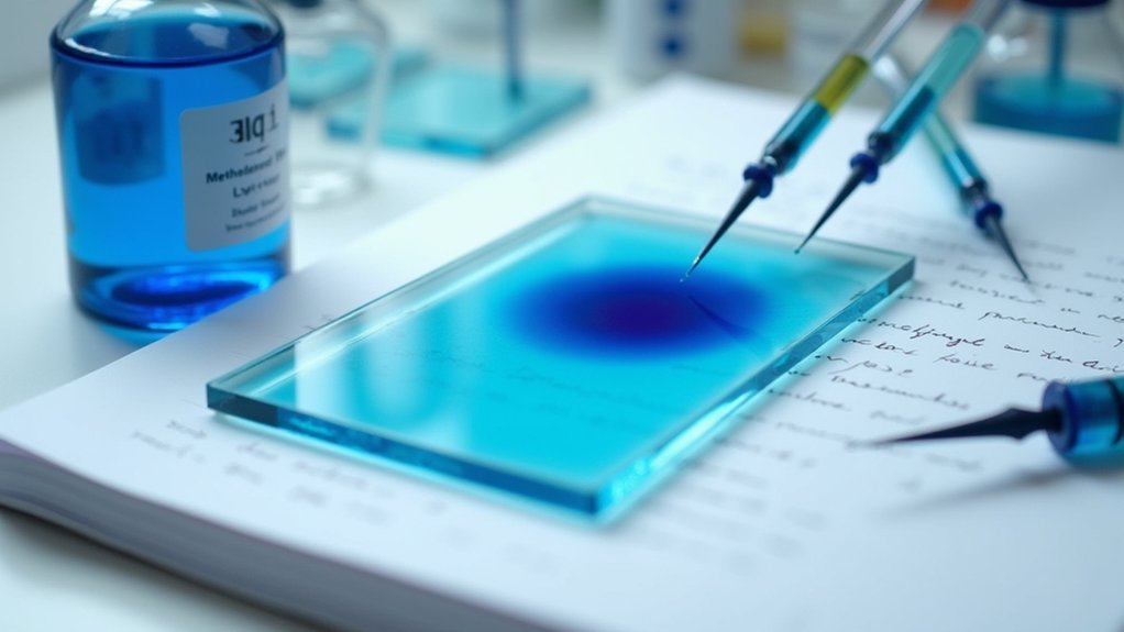 staining lab samples procedure