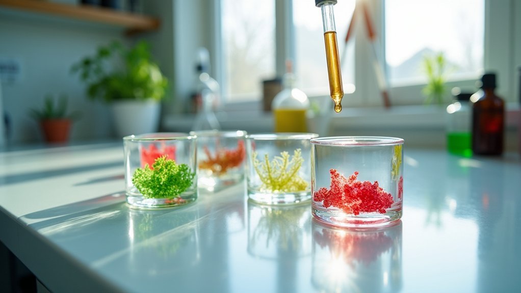 temporary plant cell mounting