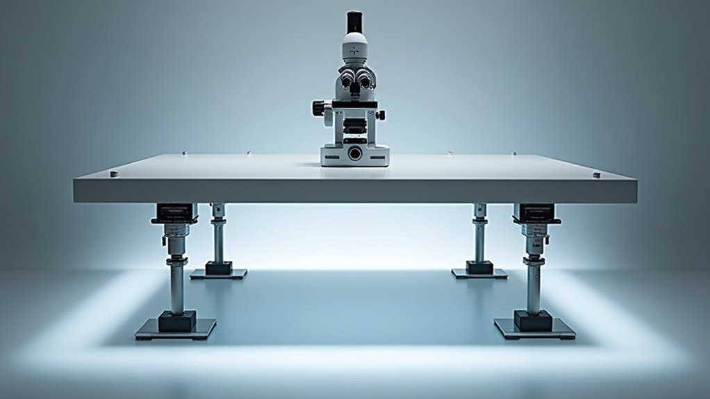 vibration free microscope platforms
