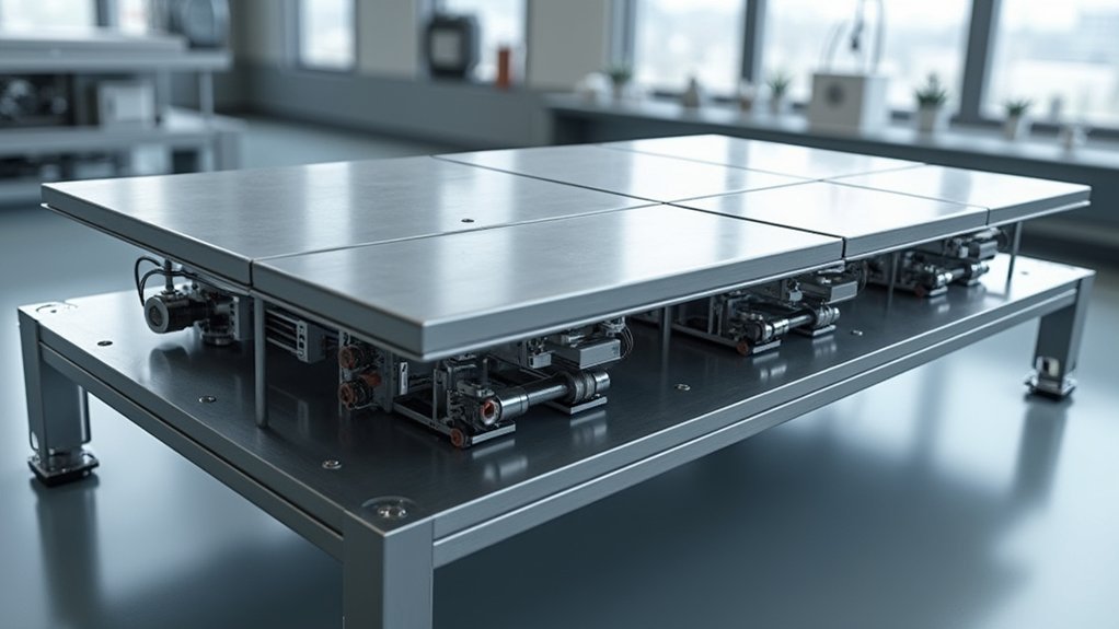 weight configurable vibration isolation platforms